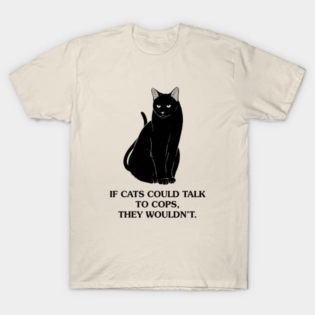 ACAB cat T-Shirt by olddesigntees